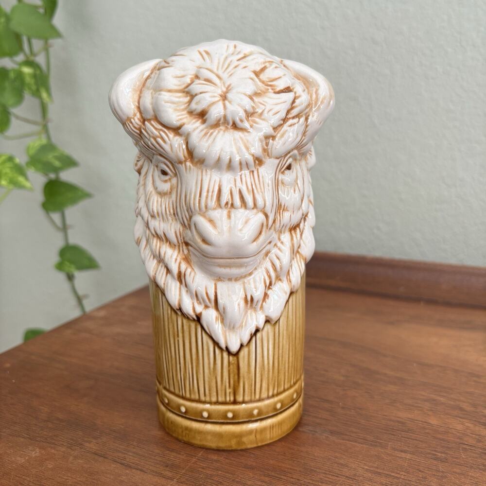 Vintage El Dorado San Diego Buffalo Tiki Mug Trader Dan